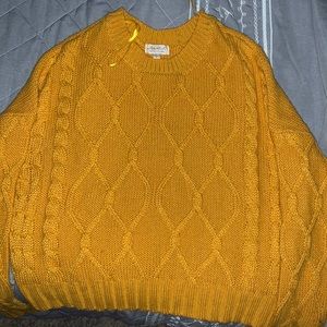 Ultra Flirt mustard yellow sweater